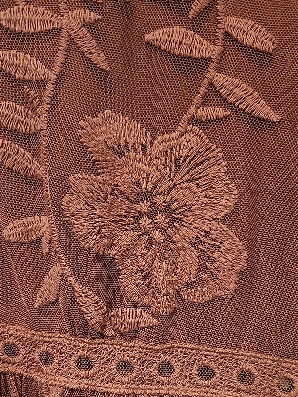 Altar'd State Dusty Rose Embroidered Maxi Dress - Picture 4 of 8
